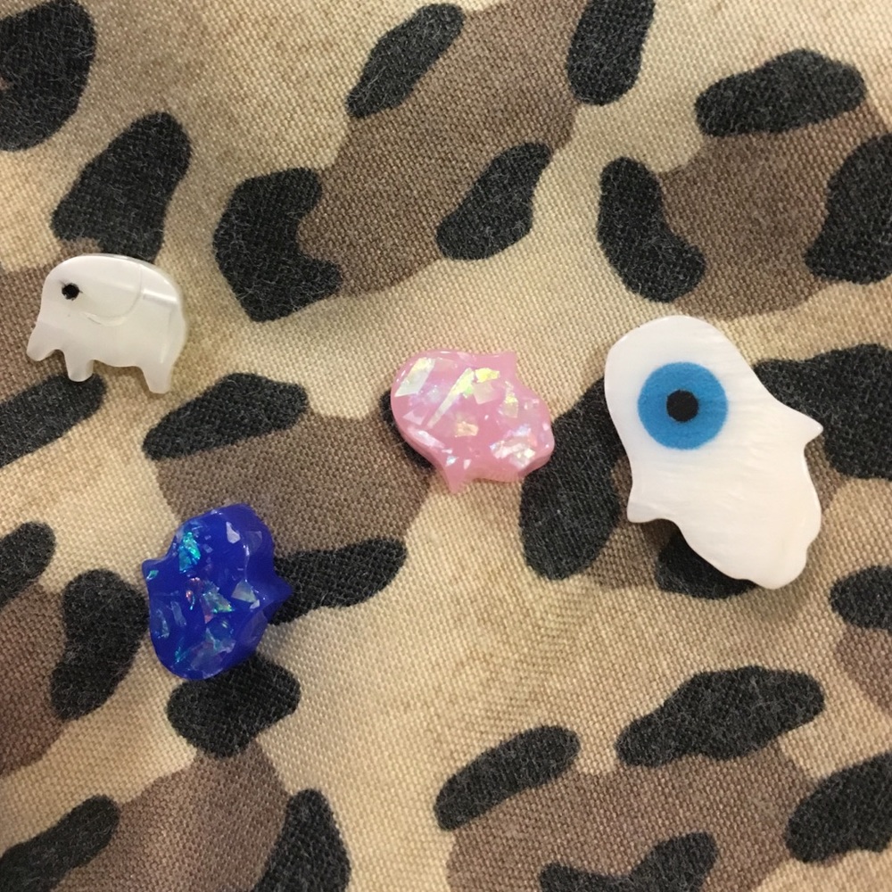 Each can be made into a necklace or bracelet